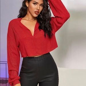 SHEIN CROP SWEATER
